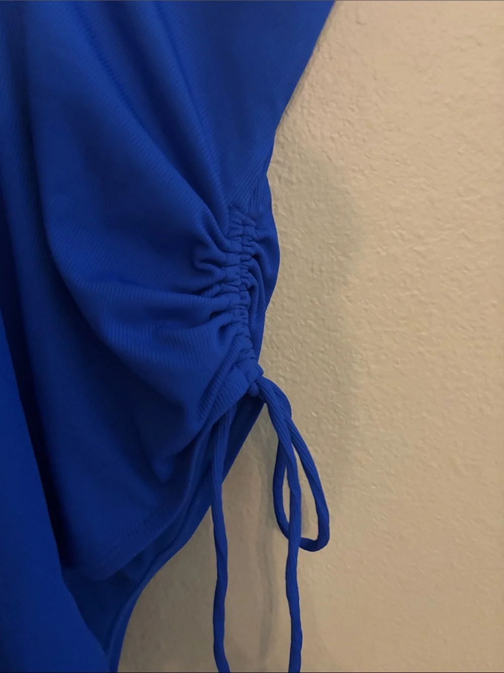 Shade & Shore Royal Blue One-Piece Swimsuit with Side Ties